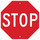 Brady B-959 Aluminum Octagon Red Stop Signs, Traffic Control Signs & Banners Sign - 18 in Width x 18 in Height - 113280