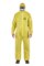 Ansell Microchem AlphaTec Chemical-Resistant Coveralls 68-2300 YY23-B-92-111-02 - Size Small - Yellow - 06019