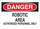 Brady B-302 Polyester Rectangle White Equipment Safety Sign - 10 in Width x 7 in Height - Laminated - 84111