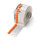 Brady 113158 Printer Label Roll - 3 in x 100 ft - Vinyl - Orange / White - B-595 - 99843
