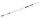 Excelta Four Star Straight Tip Brush - 4 1/2 in Length - 3/8 in Bristle Length - 3/16 in Wide - Plastic Handle - Nylon, Heat-Resistant Bristle - 211A-N