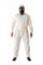 Ansell Microchem AlphaTec Chemical-Resistant Coveralls 68-2000C WH20-B-92-129-02 - Size Small - White - 05995
