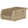 Akro-Mils Akrobin Earthsaver 10 lb Sandstone Hanging / Stacking Storage Bin - 7 3/8 in Length - 4 1/8 in Width - 3 in Height - 1 Compartments - 30220RECY SANDSTONE