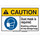 Brady B-302 Polyester Rectangle White PPE Sign - 14 in Width x 10 in Height - 144278