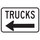 Brady B-302 Polyester Rectangle White Stop Signs, Traffic Control Signs & Banners Sign - 18 in Width x 12 in Height - Laminated - 124469