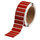 Brady THTEP172-593-.25RD Die-Cut Printer Label Roll - 1.77 in x 0.59 in - Polyester - Red - B-593 - 80215
