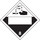 Brady B-120 Fiberglass Reinforced Polyester Square White Truck Placards Sign - 10 3/4 in Width x 10 3/4 in Height - 60419