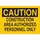 Brady B-401 Polystyrene Rectangle Yellow Construction Site Sign - 10 in Width x 7 in Height - 95335