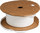 Brady Bradymark PVC-4 White PVC Continuous Thermal Transfer Printer Heat-Shrink Tubing - 100 ft Length - 0.204 in Min Wire Dia to 0.224 in Max Wire Dia - 662820-03896