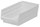 Akro-Mils 128 cu in White Industrial Grade Polymer Shelf Storage Bin - 11 5/8 in Length - 6 5/8 in Width - 4 in Height - 1 Compartments - 30130 WHITE