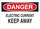 Brady B-401 Polystyrene Rectangle White Electrical Safety Sign - 10 in Width x 7 in Height - 25524