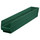 Akro-Mils Earthsaver 20 lb Hunter Green Shelf Storage Bin - 23 5/8 in Length - 4 1/8 in Width - 4 in Height - 1 Compartments - 30124RECY HUNTER GREEN