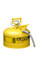 Justrite Accuflow Safety Can 7225220 - Yellow - 14058