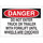 Brady B-302 Polyester Rectangle White Truck & Forklift Warehouse Traffic Sign - 10 in Width x 7 in Height - Laminated - 129521