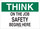 Brady B-302 Polyester Rectangle White Safety Awareness Sign - 10 in Width x 7 in Height - Laminated - 88872
