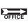 Brady B-120 Fiberglass Reinforced Polyester Rectangle Black Door Sign - 14 in Width x 6.5 in Height - 73417