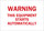 Brady B-302 Polyester Rectangle White Equipment Safety Sign - 10 in Width x 7 in Height - Laminated - 88324