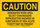 Brady B-401 Polystyrene Rectangle Yellow Hazardous Material Sign - 14 in Width x 10 in Height - 125956