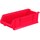 Akro-Mils Akrobin 200 lb Red Industrial Grade Polymer Stacking Storage Bin - 23 7/8 in Length - 11 in Width - 7 in Height - 1 Compartments - 30286 RED