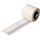Brady PTL-28-427-PL Die-Cut Printer Label Roll - 0.25 in x 1 1/2 in - Vinyl - Clear / Pink - B-427 - 33882