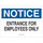 Brady B-401 High Impact Polystyrene Rectangle White Restricted Area Sign - 10 in Width x 7 in Height - 22145