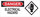 Brady B-120 Fiberglass Reinforced Polyester Rectangle White Electrical Safety Sign - 17 in Width x 7 in Height - 69192