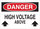 Brady B-401 Polystyrene Rectangle White Electrical Safety Sign - 10 in Width x 7 in Height - 25538