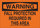 Brady B-401 Polystyrene Rectangle Orange PPE Sign - 10 in Width x 7 in Height - 129133