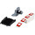 Brady M71EP-167-593-RD Die-Cut Printer Label Roll - 1.2 in x 1 1/2 in - Polyester - Red - B-593 - 92795