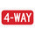 Brady B-959 Aluminum Rectangle White Stop Signs, Traffic Control Signs & Banners Sign - 12 in Width x 6 in Height - 115425