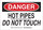 Brady B-302 Polyester Rectangle White Equipment Safety Sign - 14 in Width x 10 in Height - Laminated - 126905