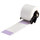 Brady PTL-33-427-PL Die-Cut Printer Label Roll - 1.5 in x 4 in - Vinyl - Clear / Pink - B-427 - 18531
