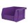 Akro-Mils Akrobin 10 lb Purple Industrial Grade Polymer Hanging / Stacking Storage Bin - 5 3/8 in Length - 4 1/8 in Width - 3 in Height - 1 Compartments - 30210 PURPLE