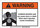 Brady B-120 Fiberglass Reinforced Polyester Rectangle White Chemical Warning Sign - 10 in Width x 7 in Height - 106021