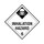 Brady B-101 Polycoated Tagstock Square White Truck Placards Sign - 10 3/4 in Width x 10 3/4 in Height - 63452