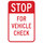 Brady B-302 Polyester Rectangle White Stop Signs, Traffic Control Signs & Banners Sign - 12 in Width x 18 in Height - Laminated - 124433
