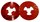 3M 7000120517 Red Faceplate - 5 in Diameter - 60980108264