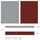 3M Scotchcal 74601 Burgundy Metallic / Silver Metallic Striping Automotive Tape - 5/16 in Width x 150 ft Length - 2 mil Thick