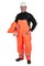 Ansell AlphaTec Chemical-Resistant Overalls 66-682 121809 - Size Medium - Fluorescent orange - 21809