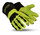 HexArmor Chrome Series Chrome Series Black/Hi-Vis Yellow 10 Goatskin Cut and Sewn Welding & Heat-Resistant Gloves - ANSI A8 Cut Resistance - 4084-XL (10)