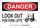 Brady B-302 Polyester Rectangle White Truck & Forklift Warehouse Traffic Sign - 14 in Width x 10 in Height - Laminated - 123748