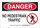 Brady B-302 Polyester Rectangle White Pedestrian & Crosswalk Sign - 14 in Width x 10 in Height - Laminated - 123742