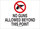 Brady B-555 Aluminum Rectangle White Weapon Control Sign - 10 in Width x 7 in Height - 122436