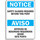 Brady B-120 Fiberglass Reinforced Polyester Rectangle White PPE Sign - 14 in Width x 20 in Height - Language English / Spanish - 39613
