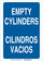 Brady B-401 Polystyrene Rectangle Blue Chemical Storage Sign - Language English / Spanish - 38769
