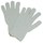 West Chester K713S White Large Cotton/Polyester Glove Liners - 8.75 in Length