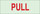 Brady Bradyglo B-347 Polyester / Polystyrene Rectangle Green Door Sign - 7 in Width x 2.5 in Height - Glow in the Dark - 85528