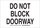Brady B-401 Polystyrene Rectangle White Door Sign - 10 in Width x 7 in Height - 127093
