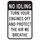 Brady B-555 Aluminum Rectangle Stop Signs, Traffic Control Signs & Banners Sign - 12 in Width x 18 in Height - 124410