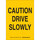 Brady B-302 Polyester Rectangle Yellow Stop Signs, Traffic Control Signs & Banners Sign - 7 in Width x 10 in Height - Laminated - 124201